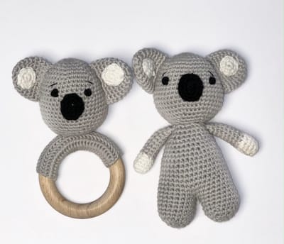 The Baby Supply - Knuffel & Rammelaar set - Koala