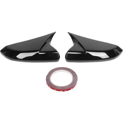 Achteruitkijkspiegelkappen Add-on Voor Honda Civic 10e 20162020(Glanzend zwart ) zwart