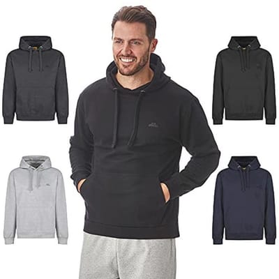 Heren Fleece Trui met Capuchon van Gerecycled Katoen - Eco-vriendelijk en Comfortabel