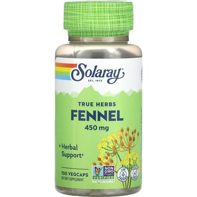 True Herbs, Venkel, 450mg, 100 Vegetarische Capsules