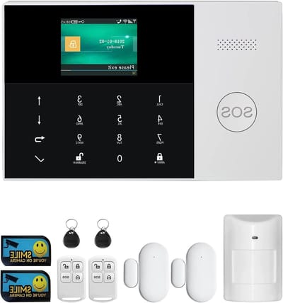 Alarmsysteem - Inbraakbeveiliging - Huis en bedrijf - App en GSM bedienbaar - 99 zones - Wit