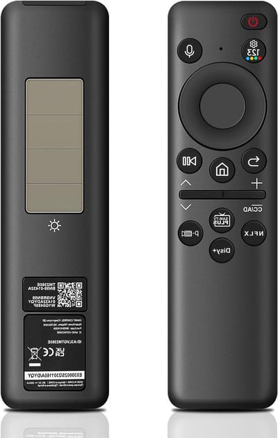 Vervangende Afstandsbediening met Zonne-energie voor Smart TV's, Compatibel met Diverse Modellen, Inclusief Spraakbediening en Universele Functionaliteit