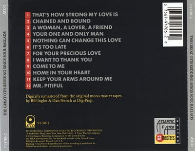 The Great Otis Redding Sings Soul Ballads