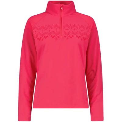 Polaire 1/2 zip met bedrukt detail aan de voorkant vrouw CMP Arctic Fleece