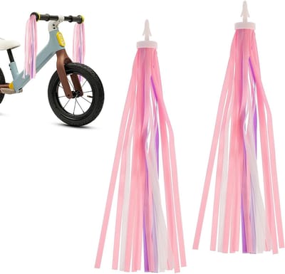Kleurrijke Fietstreamers voor Kinderen - 27 cm Lange Handvatversieringen, Fietsaccessoires, Trike en Scooter Handvatten