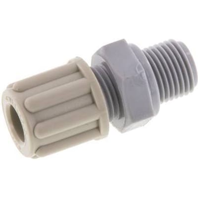 6x4mm & G1/8'' Pa Rechte Knelfitting buitendraad 10bar [5 Stuks]
