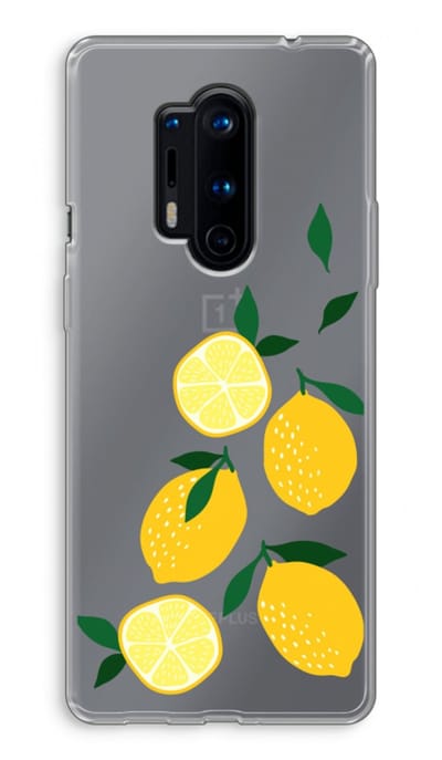 Case Company® - Hoesje geschikt voor OnePlus 8 Pro hoesje - You're my lemon - Soft Cover Telefoonhoesje - Bescherming aan alle Kanten en Schermrand