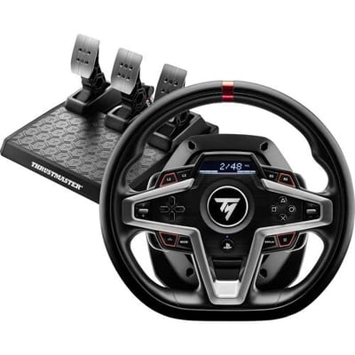 Thrustmaster T248-P - Racestuur en 3 Pedalen - Force Feedback & Magnetische Flippers - Voor PS5/PS4/PC
