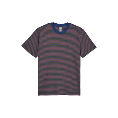 Element Icon Embroidery T-shirt Met Korte Mouwen Grijs L Man