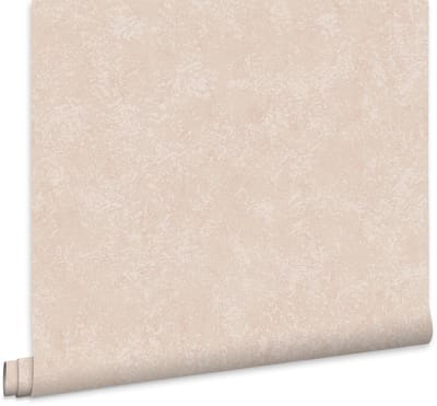 Laura Ashley Brindley Plaster Behang - Uni - 10mx52cm - Roze