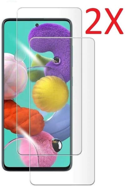 Screenprotector - Geschikt voor Samsung Galaxy A51 4G/Samsung Galaxy A51 5G/Samsung Galaxy A71 Tempered Glas screen protector - 2 stuks Beschermglas