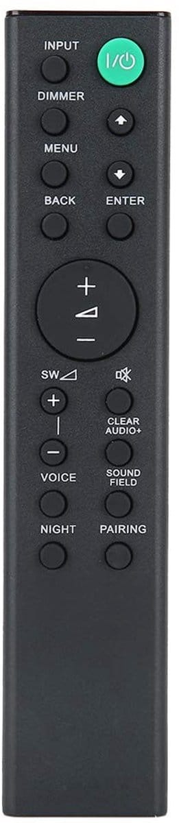 Dailygoody - TV-afstandsbediening - Vervanging voor Soundbar - Mooi design - Geschikt voor HT-CT380 en HT-CT780 - Gebruiksvriendelijk - Comfortabel in