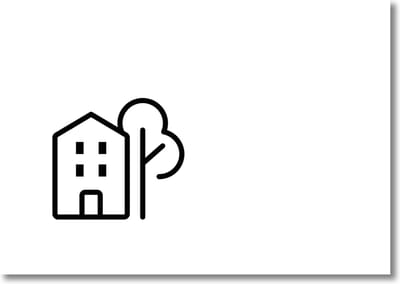 Huisje boompje | verhuiskaarten - adreswijziging | A6 | kaartenset | 12 stuks