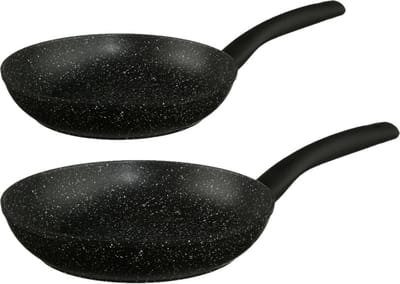 Secret de Gourmet Koekenpannen Palermo - D20 en D26 cm - Alle warmtebronnen - Zwart