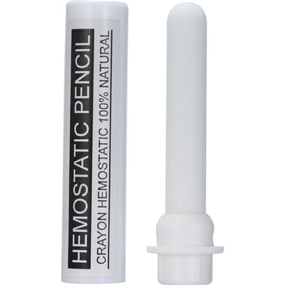 Type de stylo Crayons styptiques Pierre de sang arrête les coupures Saignement Rasage Coupe Stick Anti-infection Hommes  s blanc