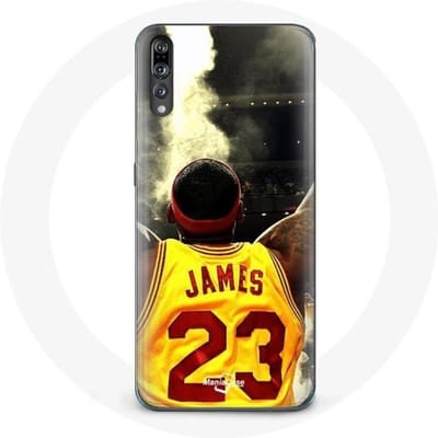 Coque - Huawei - P20 - Lebron James - Noir - Souple - Sportif