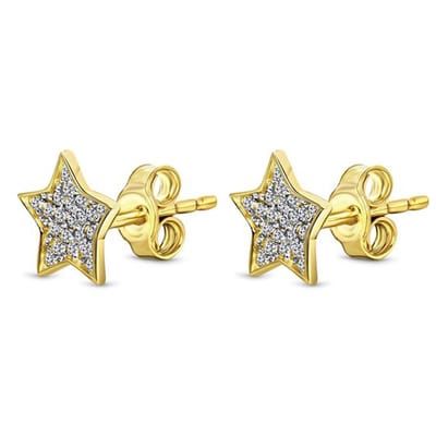 Juwelier Zwartevalk - 14 karaat gouden oorbellen 12.267--