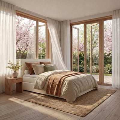 Mörgenn Boxspring Lounge - Pocketvering - Luxe Topper - Ivoor / Off White - 100x210 cm - Inclusief Dekbed en Kussens