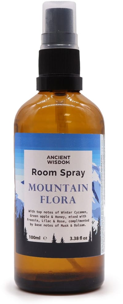 Roomspray - kamerspray - frisse kamer spray - bergflora - mountain flora - 100ml