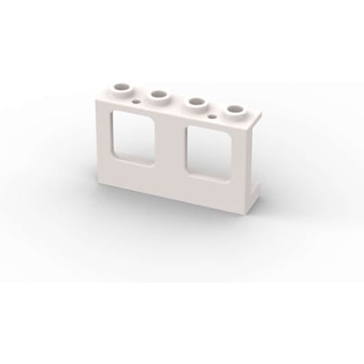 MOC 10 STUKS 61345 Raam 1x4x2 Vliegtuig Bouwstenen Set Enkel Bovenste Gat Component Stenen Deeltjes Speelgoed Kinderen Verjaardagscadeaus