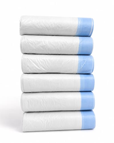 ZoeZo Kattenbakzakken 6 Rollen - 90 Zakken - 45x50 cm - Automatische Kattenbakzakken met Trekkoord - Voor Zelfreinigende Kattenbak
