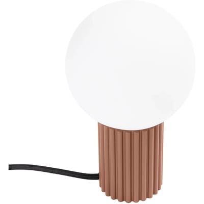 Sollux Lighting Wandlamp Halo - G9 - mokka - aluminium/glas - 12x12x19cm