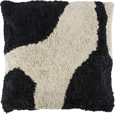 HomeBound by KY | Kussen getuft zwart/wit design | sierkussen zwart-wit