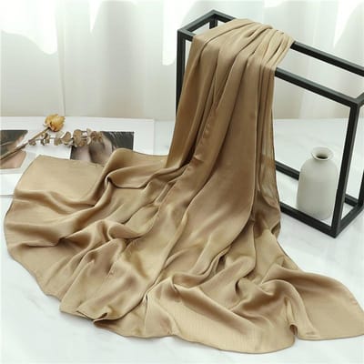Moslim Wikkelen Hijab 180X70cm Lang Dames Stola's Sjaals Dame Lente Herfst Mode Effen Sjaals Grote Maat Bandana Vrouwen Sjaal 180x70cm beige