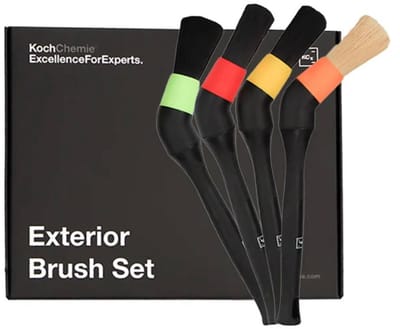 Koch Chemie Exterior Brush Set | Detailing Brushes - 4-delig