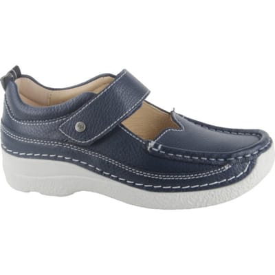 Wolky 0621471 870 Combi Floater Bandschoenen Blauw Leer Dames - Blauw - 37