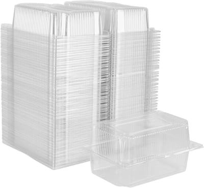 150 transparante cupcake dozen - 18.5 x 12 x 9.5 cm - PET plastic - individuele cakeboxen voor taarten en desserts - perfect voor feestjes en evenementen