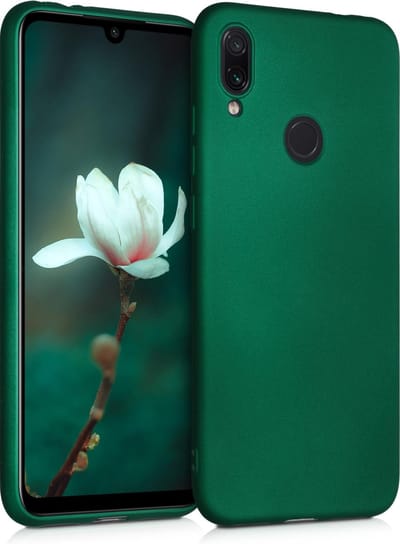 kwmobile telefoonhoesje geschikt voor Xiaomi Redmi Note 7 / Note 7 Pro - Hoesje voor smartphone - Back cover in metallic donkergroen