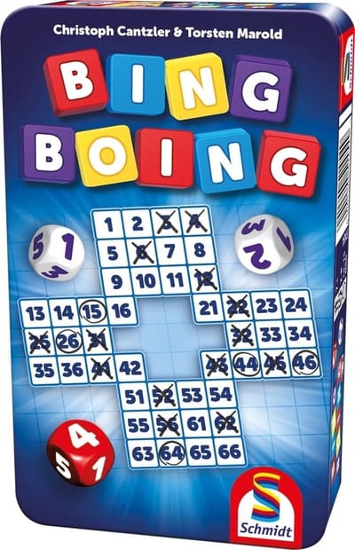 Schmidt® - Bing Boing - Dobbelspel - Familiespel - vanaf 7 jaar - 2-8 spelers