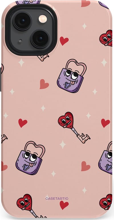Casetastic Hoesje Geschikt voor Apple iPhone 13 Magsafe - Stijlvolle Beschermende Duo-layer Case - Jij bent mijn match