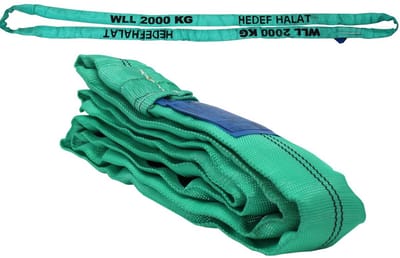 Ronde Hefband 2 Ton 6 Meter Enkele Mantel Textiel