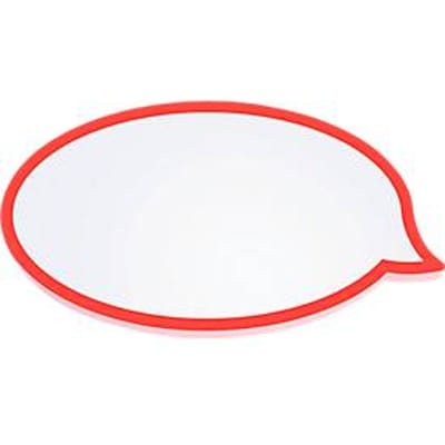 MAUL Presentatiekaarten ballon Papier 50 stuks 11 x 19 x 0.02 cm wit