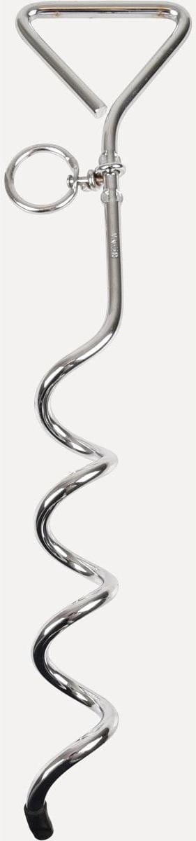Flamingo - Grondpin aanlijnattribuut - Zilver - 41 cm