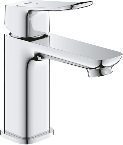 GROHE Dice Wastafelmengkraan - S-Size - Waterbesparend - Energiebesparend - Inclusief Push-Open Waste - Chroom