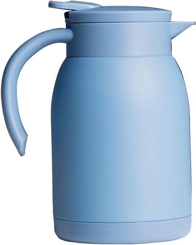 Thermische Koffie Karaf - Warmhoudkan Drankdispenser - Langdurig Warm Houden - Dubbelwandig Vacuüm Isolatie - 850ml Capaciteit - Blauw