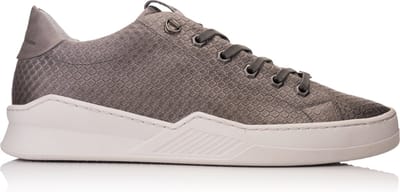 Hinson city low sneakers heren grijs embossed leer