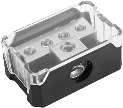 Allecto - Power Distribution Block - 4-Kanaals Voor Auto Audio