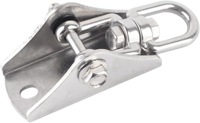 Hangmat Ophangset - Schommelhaak Set - Ontspannen Buiten - 360 Graden Draaibaar - 250 kg Draagkracht - Zilver