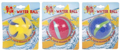 Super Splash Waterbal Junior 8 Cm - 1 exemplaar - Willekeurige kleur - Strand - Zee - Zwembad