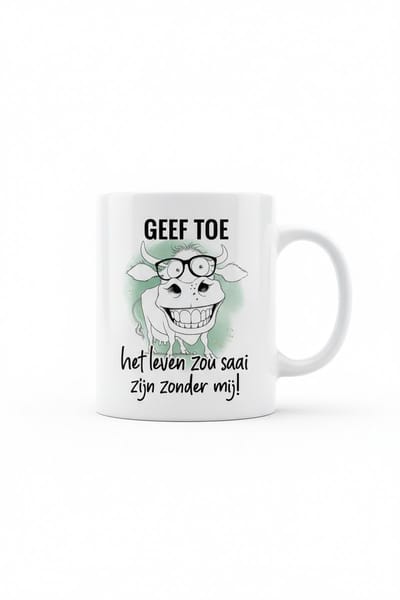 Nevolis® | Koffiemok 330ml met Uniek Design | Ontwerp Jouw Eigen Mok | Handgemaakt Cadeau voor Koffieliefhebbers | Gepersonaliseerd op Aanvraag | Enkel of Grote Bestelling