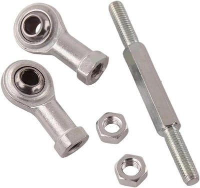 Stuurtrekstang Kit - Kogelgewricht Onderdeel - Stuursysteem Reparatie - Verstelbare Lengte - 80-240mm - Metaal