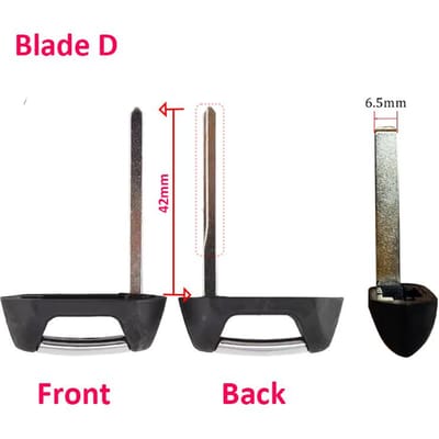 Vervangende 4 Knoppen Auto Slimme Afstandsbediening Sleutelhoes Fob Behuizing Voor Great Wall Haval Hover H1 H4 H6 H7 H9 F5 F7 H2S C30 C50 Gmw Coupe D blade X 1pcs gray
