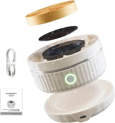 Groente Fruit Reiniger - Wasbak USB - Producten Schoonmaken - Draaibare Kom - 4.1-6 Liter - Wit