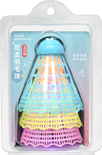 Lichtgevende Shuttles - Oplichtende Ballen - Avond Sport - Ingebouwd LED Licht - 3 Stuks - Meerdere Kleuren
