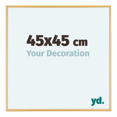 Your Decoration - Fotolijst 45x45 cm - Aluminium - Goud Vintage - Kent