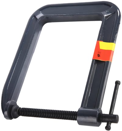 Dailygoods- U-klem Heavy Duty - Stalen Klem - Kaakopening 100,185 mm - DIY Timmerwerk - Professionele Kwaliteit - Eenvoudig Vastmaken - C-klem